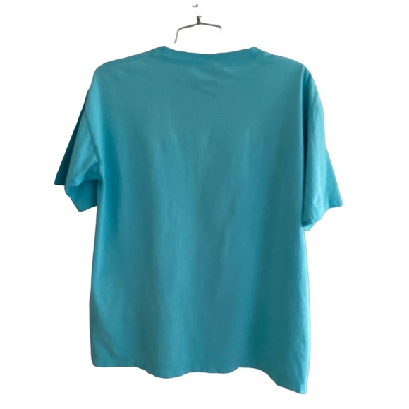 Fire Island Short Sleeve Tee Shirt Size XL Baby Blue - Picture 4 of 6